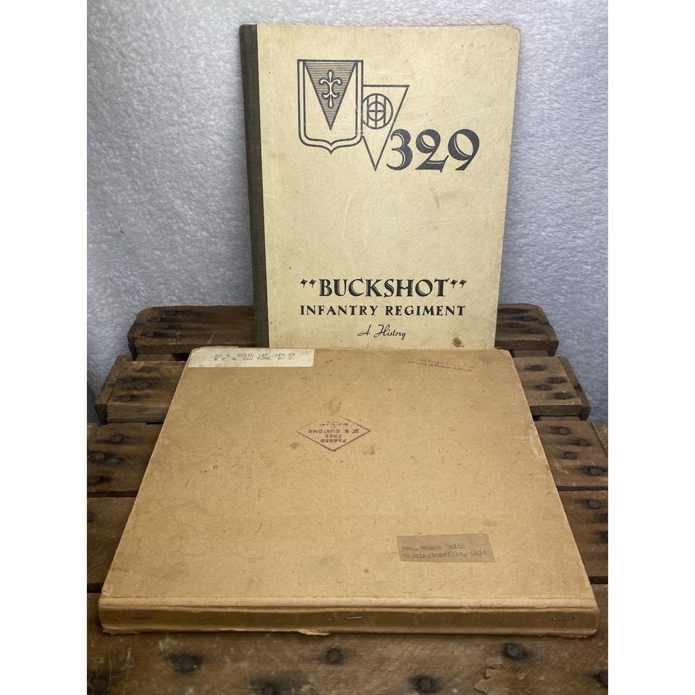 329th Infantry Regiment "Buckshot" 83rd Division WWII WW2 Unit History Book 1945